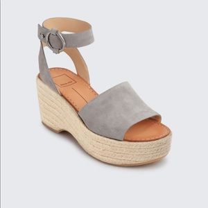 Dolce Vita lesly espadrille wedge in smoke